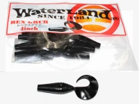 ウォーターランド レックスグラブ  4インチ #02 ブラック(ラメなし) 4インチ