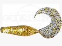 Water Land Rex Grub 4 Inch Size 07 Clear/gold Flake 4 Inch