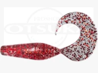 Water Land Rex Grub 4 Inch Size 08 Clear/red Flake 4 Inch