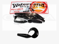 ウォーターランド レックスグラブ  5インチ #02 ブラック(ラメなし) 5インチ