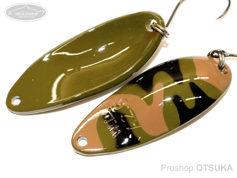 ウォーターランド アルミン アルミン 2.5g 2.5g #C04 オリーブ/ブラウンカモ