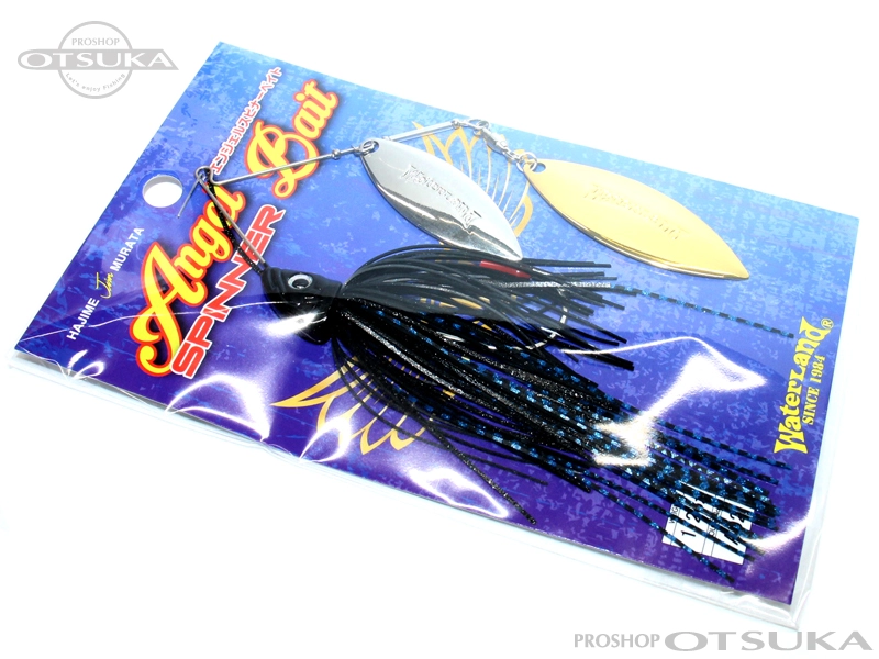 ウォーターランド エンジェルスピナーベイト エンジェルスピナーベイト 1/2oz 1/2oz DW #A02 ブラックブルー