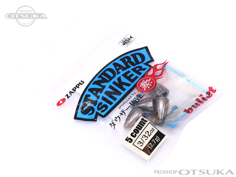 ザップ・ゲイン シンカー ザップ スタンダードシンカー バレット 3/32oz 2.7g 