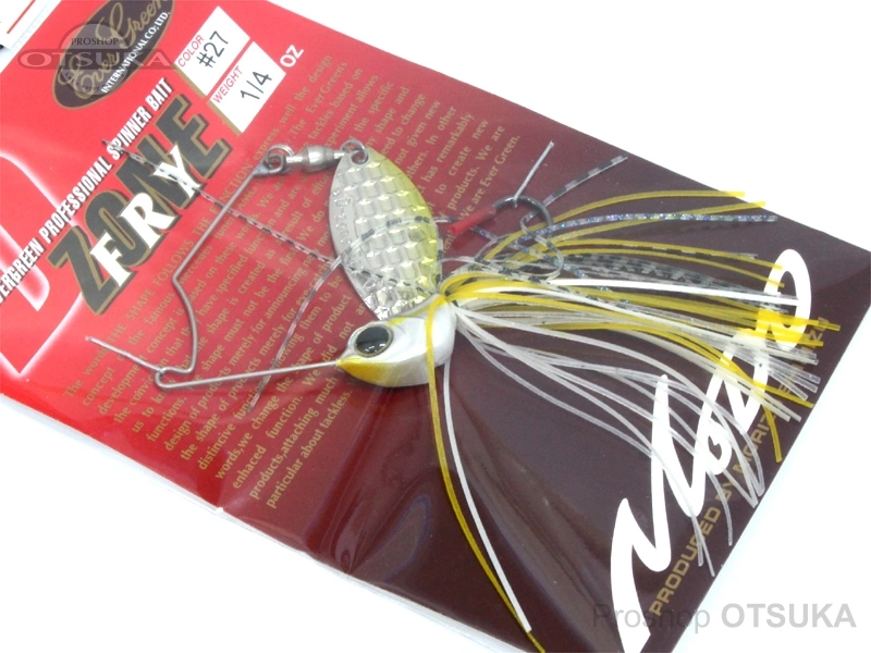 エバーグリーン Dゾーン Dゾーン フライ1/4oz SW 1/4oz #27 チャートシャッド