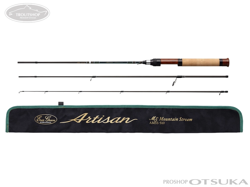 エバーグリーン AMSS-510 5ft10in 自重87g ルアー3.5-9g - の通販 
