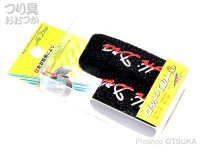 マルシン漁具 ロッドベルト アルファ - ロッドベルト #ブラック ショート12cm ロング21cm