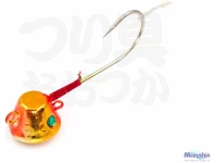 マルシン漁具 一つテンヤ - TRD #オレンジゴールドラメ 8号