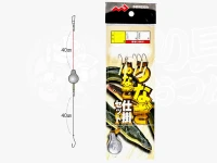 マルシン漁具 うなぎあなご仕掛セット - うまぎあなご仕掛セット  15号