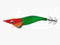 Marushin Gyogu Supreme Dropper Egi -  Size 6 Red Green (Blue Night Glow) Size 2.5 10g