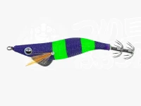 Marushin Gyogu Supreme Dropper Egi -  Size 9 Purple Green Z (Blue Night Glow) Size 2.5 10g