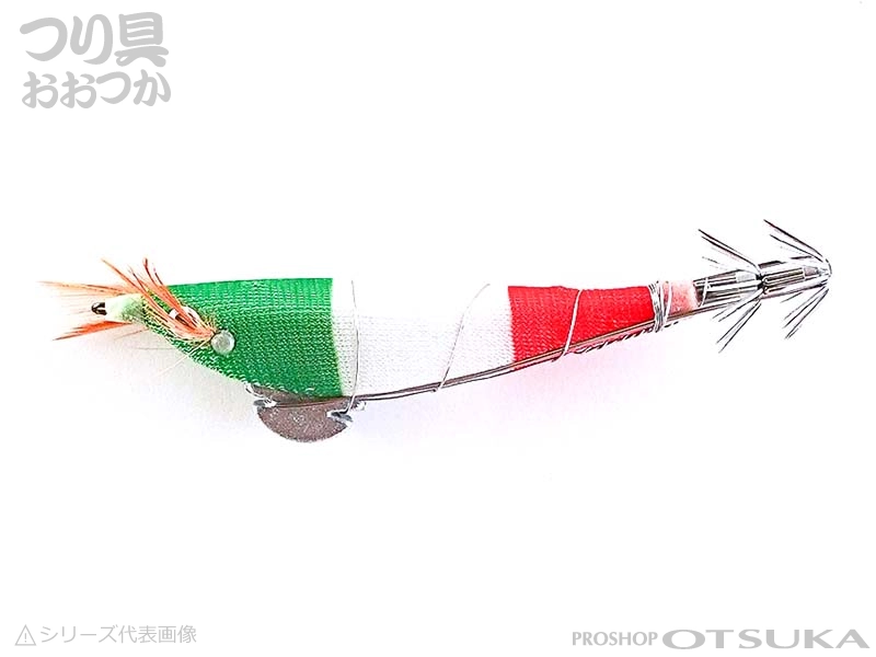 マルシン漁具 エサ巻スッテ ミニ 90mm 10g #ボンジョルノ/夜光