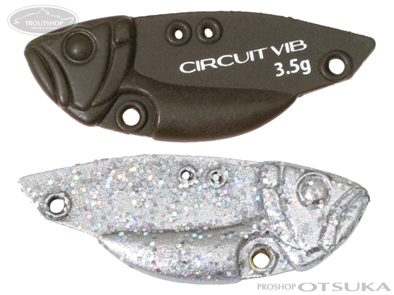 デプス サーキットバイブ トラウトモデル 2.0g 2.0g #03 茶銀