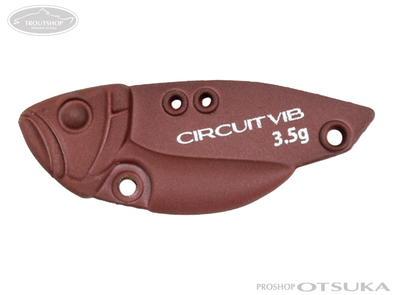 デプス サーキットバイブ トラウトモデル 2.0g 2.0g #08 チョコレートブラウン