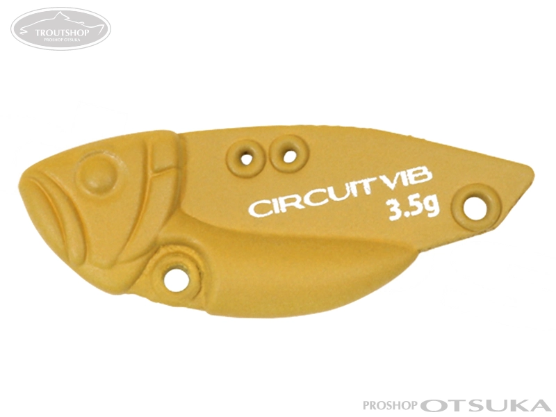 デプス サーキットバイブ トラウトモデル 3.5g 3.5g #05 からし