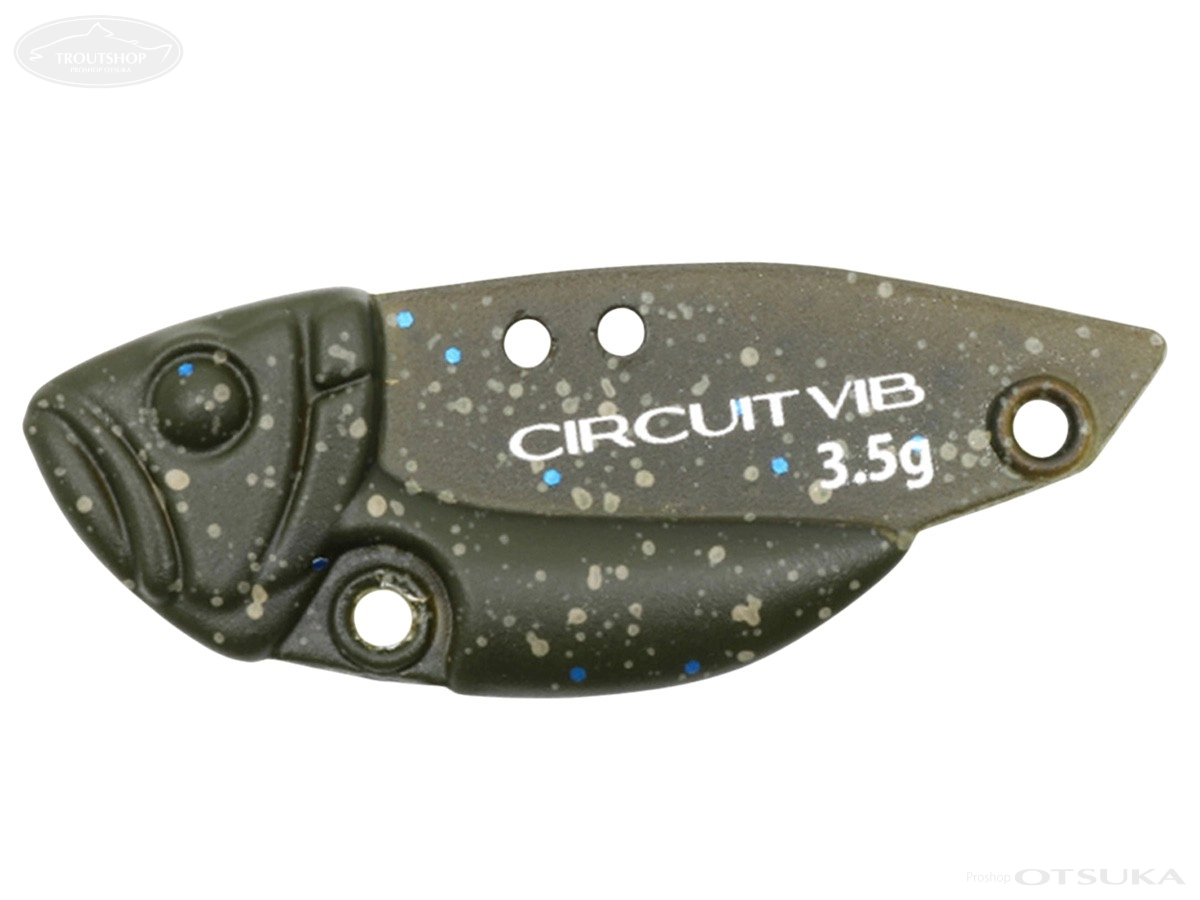デプス サーキットバイブ トラウトモデル 3.5g 3.5g #10 ゴーストグリパンブルーフレーク