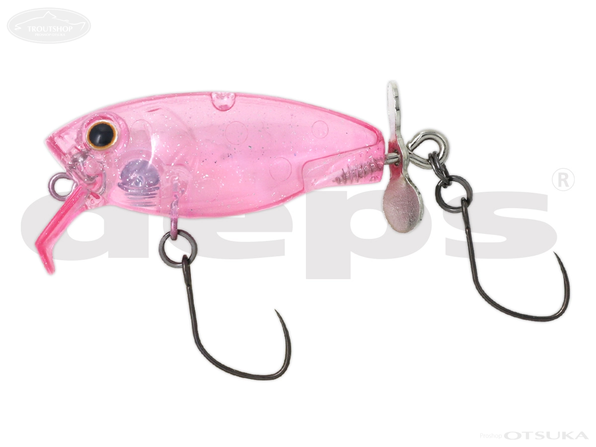 デプス バズジェット バズジェット トラウトモデル 31mm　2.0g フローティング #02 スケルトンピンク