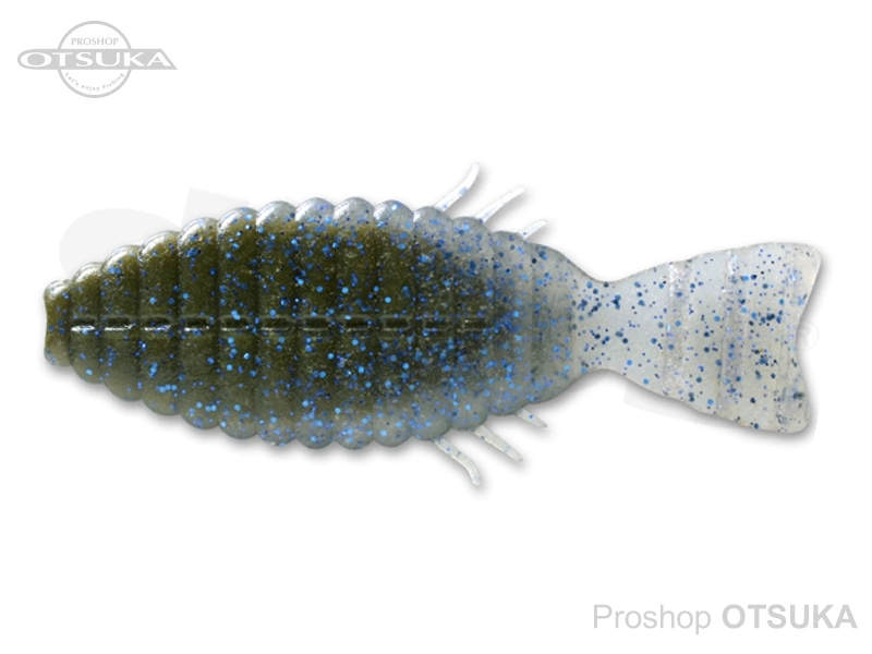 デプス ブルフラット ブルフラット 2インチ 2インチ FECO エコタックル認定商品 #123 ブルーフレーク/スモークブルーフレーク