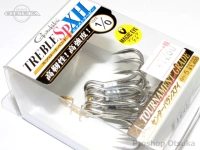 がまかつ トレブルフック - トレブルSP XH シルバー サイズ#1/0