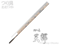 がまかつ がまへら 天輝 - 7尺 #茶X黒段巻 全長 2.1mX自重49gX継数4本