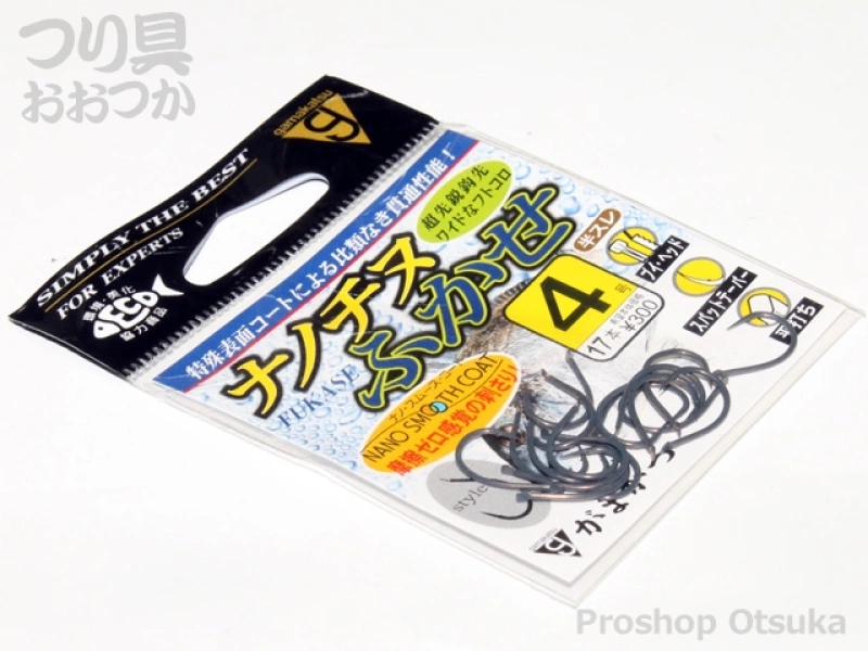 がまかつ ナノチヌふかせ 68305 4号 ナノスムースコート | プロ