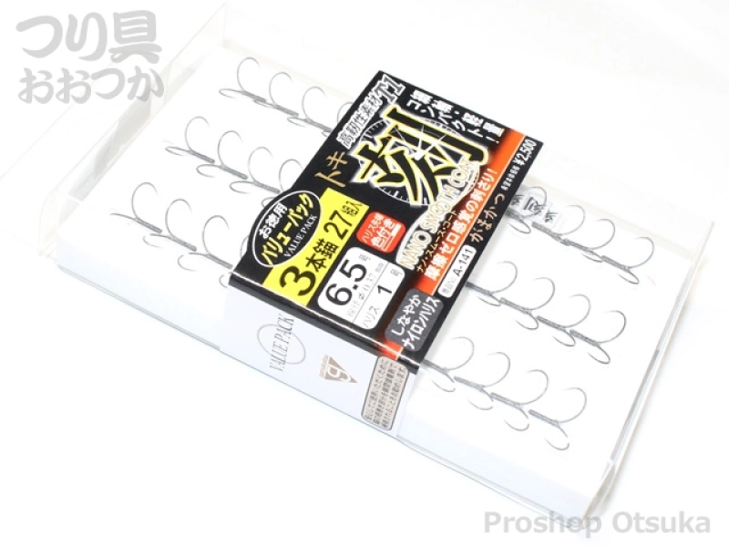 がまかつ T1 刻 T1 刻 ナノスムースコート 6.5号 ハリス1号 3本錨 