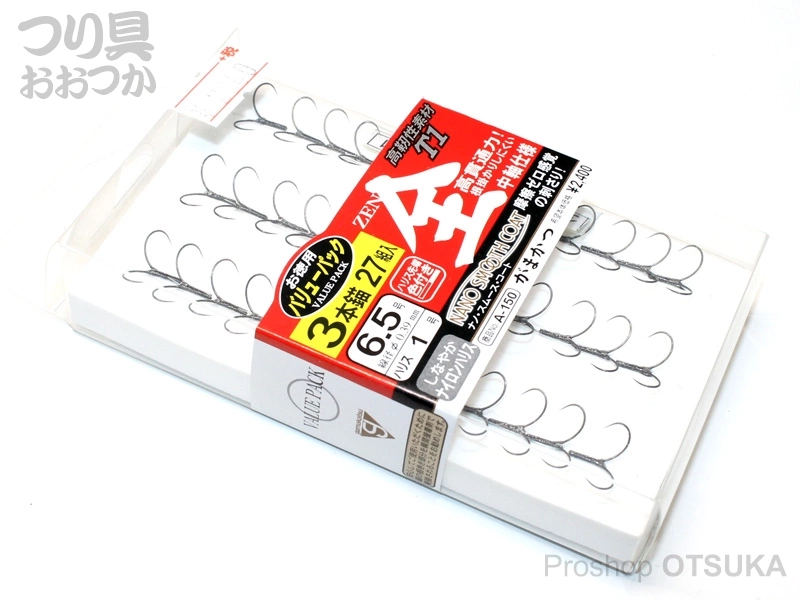 がまかつ T1 全 3本錨 6.5号 ハリス1号 バリューパック | プロショップ