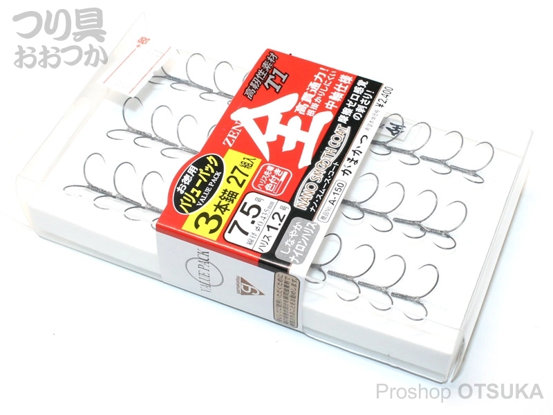 がまかつ T1 全 3本錨 7.5号 ハリス1.2号 バリューパック | プロ