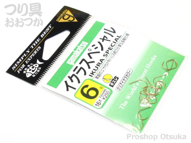 がまかつ イクラスペシャル - 6号 半スレ クリアイクラカラー