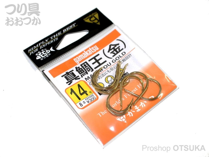がまかつ 真鯛王 真鯛王 金 14号 #金