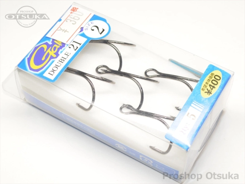 がまかつ ダブルフック ダブル21 #2 #ガンメタル