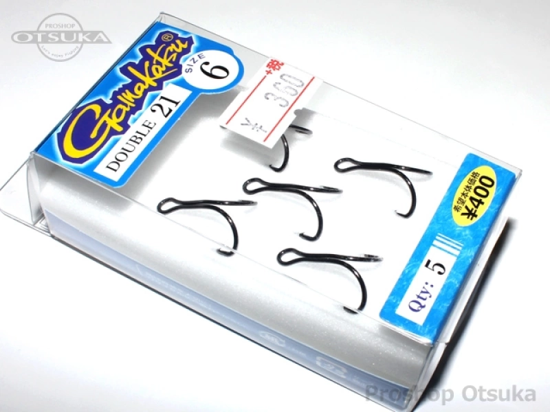 がまかつ ダブルフック ダブル21 #6 #ガンメタル