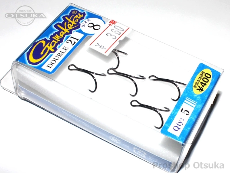 がまかつ ダブルフック ダブル21 #8 #ガンメタル