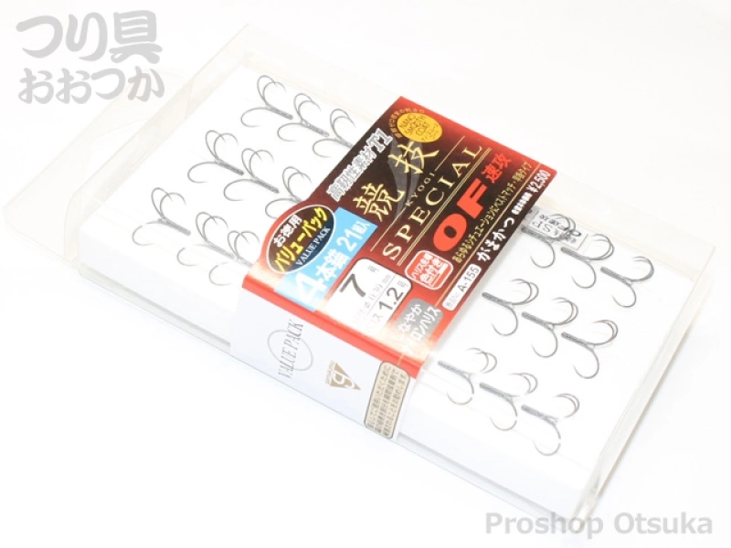 がまかつ T1競技スペシャル OF速攻 4本錨 7号 ハリス1.2号 | プロ