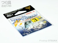 がまかつ ファインチヌ - - #パールホワイト 3号