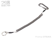 がまかつ カラビナ付ランヤード - LE-114  サイズ:30cm 全重量:約15g