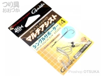 がまかつ マルチアシスト - シングルサポーター #シルバー #4 ワイヤー#48(7×7)