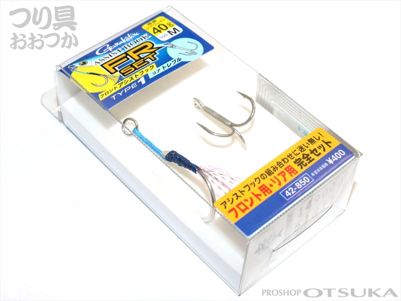 アシストフック 三重県民 がまかつ アシストフック FRセット タイプ1 Mサイズ 推奨ジグウエイト