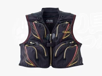 がまかつ フィッシングベスト - GM-2327 # ブラック Lサイズ