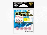 がまかつ 堤防ダイレクトボール -  #ケイムラピンク #4 5g