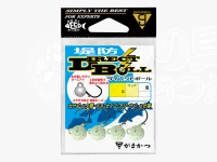 がまかつ 堤防ダイレクトボール -  #グロー #4 5g