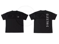 エレクトリック ショートスリーブTシャツ - バーチカルロゴドライS/S Tシャツ E24ST25 #ブラック Lサイズ