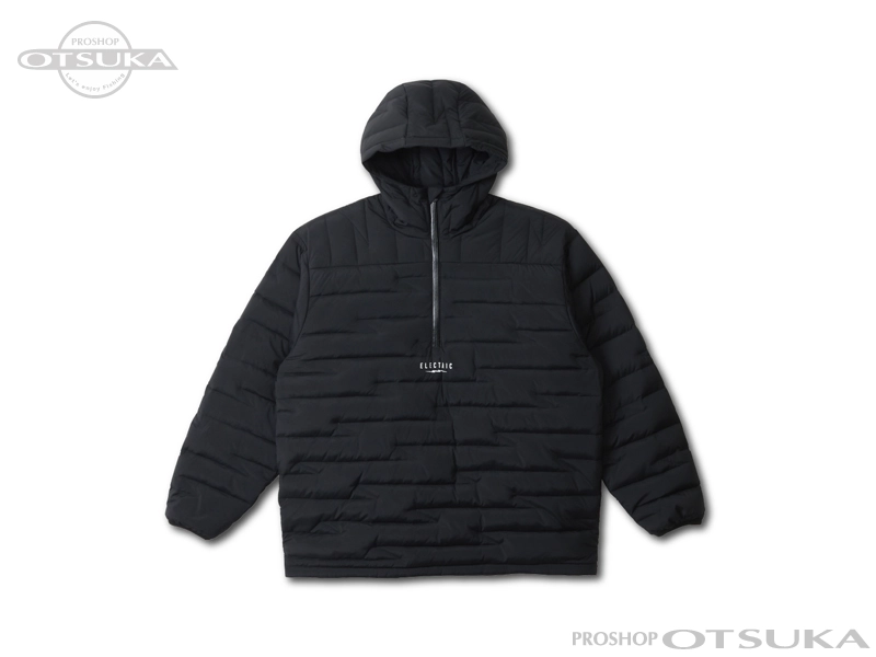 エレクトリック ハーフジップ キルティングパフハーフジップ E25FJ02 XLサイズ #ブラック