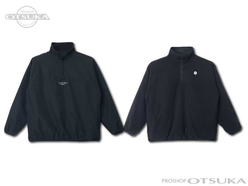 エレクトリック リバーシブル ナイロン/フリース リバーシブル E25FJ07 Lサイズ #ブラック