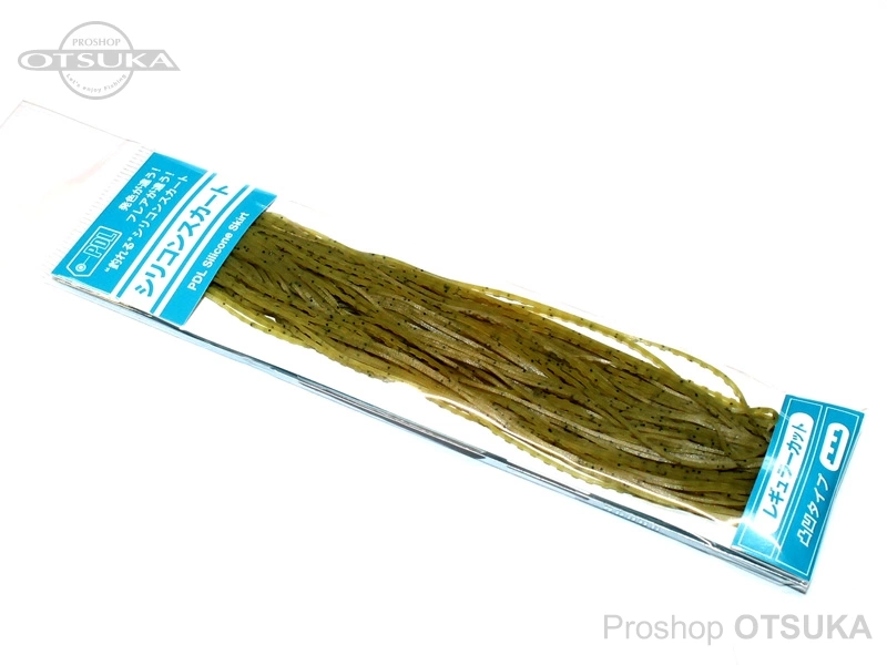 ティムコ シリコンスカート シリコンスカート レギュラーカット デコボコタイプ #RD-157 アボガド/ブラックフレーク