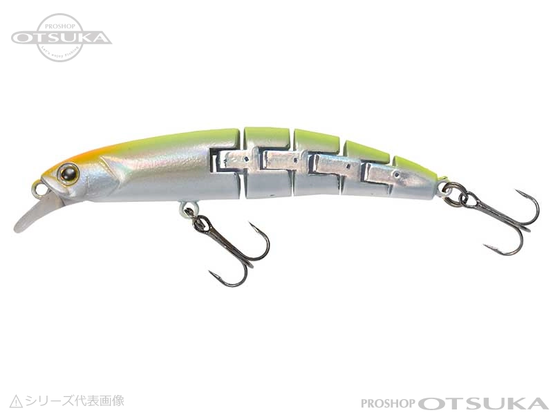 ティムコ チチラ チチラ70SS 70mm 4.4g スローシンキング #007 LHハバネロシャート