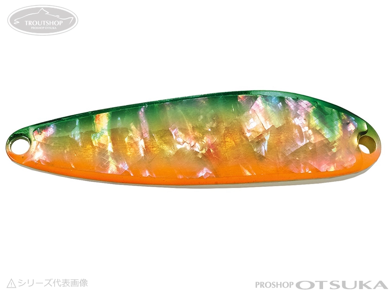 ティムコ ライトニングウォブラー ライトニングウォブラー 14g 14g アワビ貼りモデル #504 アバロングリーンGオレンジ