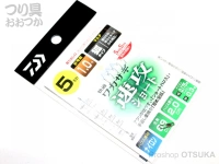 ダイワ 快適ワカサギ仕掛 - SS 速攻ショート マルチ 枝0.175号 幹0.3号　5本針 ナイロン 狐1.0号 全69cm ハリス2cm
