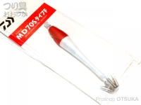 ダイワ ミッドスッテ - MD70S タイプF #KM赤白 70mm
