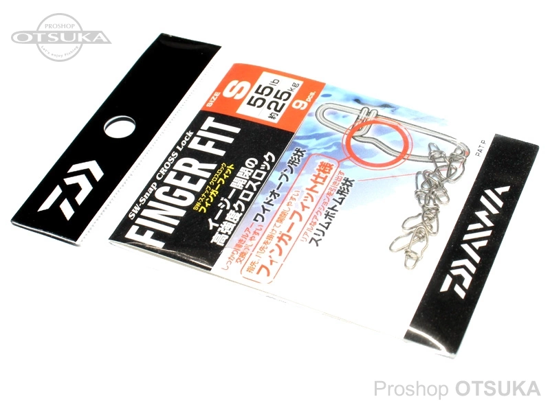 ダイワ SWスナップ クロスロック フィンガーフィット Sサイズ 55lb -.