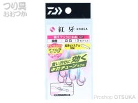 ダイワ 紅牙 -  替えフックアルファKP #ケイムラピンク 中井段差SS